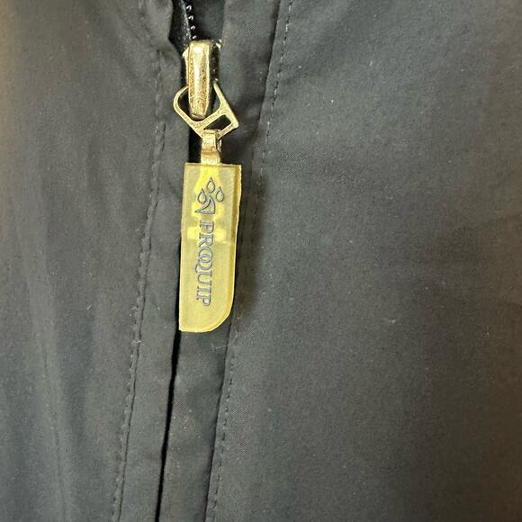 Proquip Navy Blue Golf Rain Jacket Full Zip Men's S Small Silk Touch Teflon - Picture 9 of 14